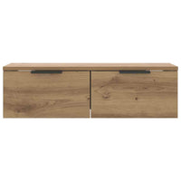 Armadietto a Muro Rovere Artigianale 68x30x20 cm in Truciolato 856984