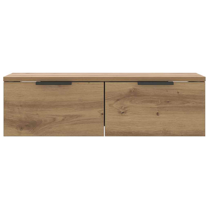 Armadietto a Muro Rovere Artigianale 68x30x20 cm in Truciolato 856984