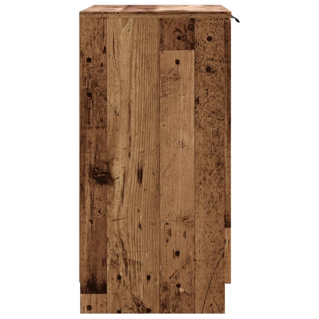 Scarpiera Legno Antico 59x35x70 cm in Truciolato 856989