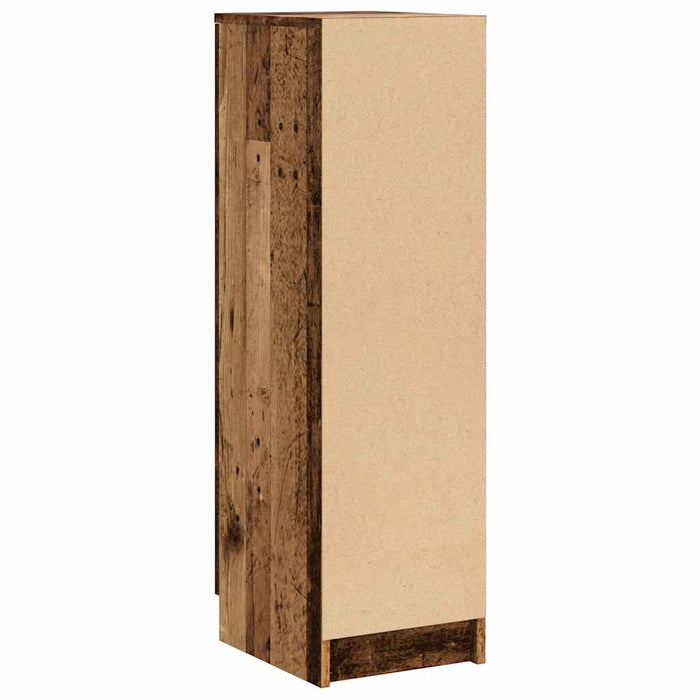 vidaXL Scarpiera Legno Antico 29,5x35x100,5 cm in Truciolato