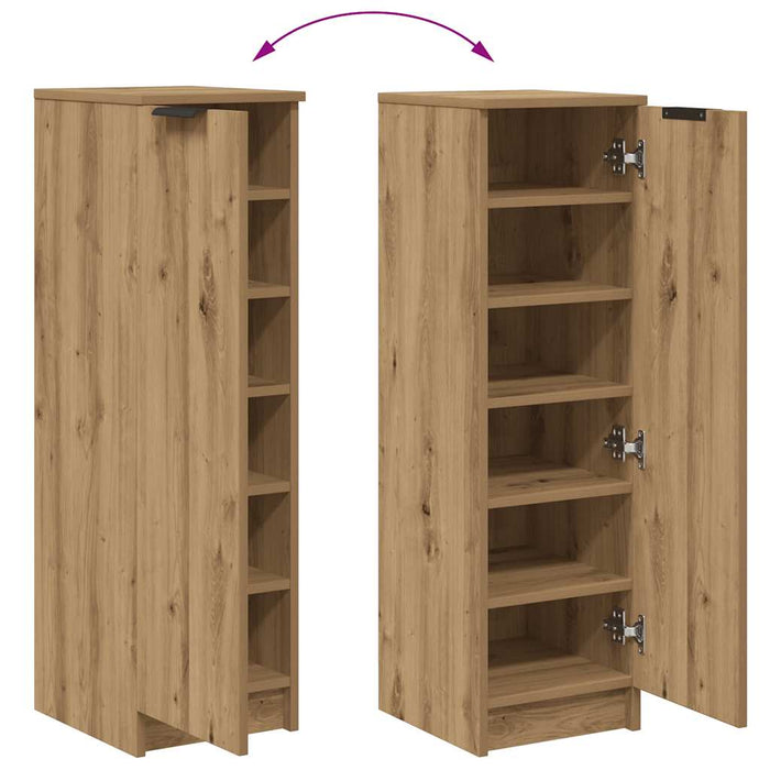 vidaXL Scarpiera Rovere Artigianale 29,5x35x100,5 cm in Truciolato