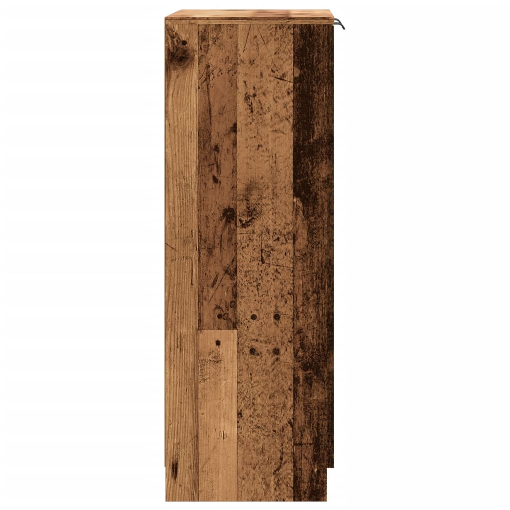 vidaXL Scarpiera Legno Antico 59x35x100,5 cm in Truciolato