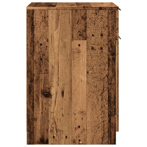 Scrivania Legno Antico 33x50x75 cm in Truciolato 856997