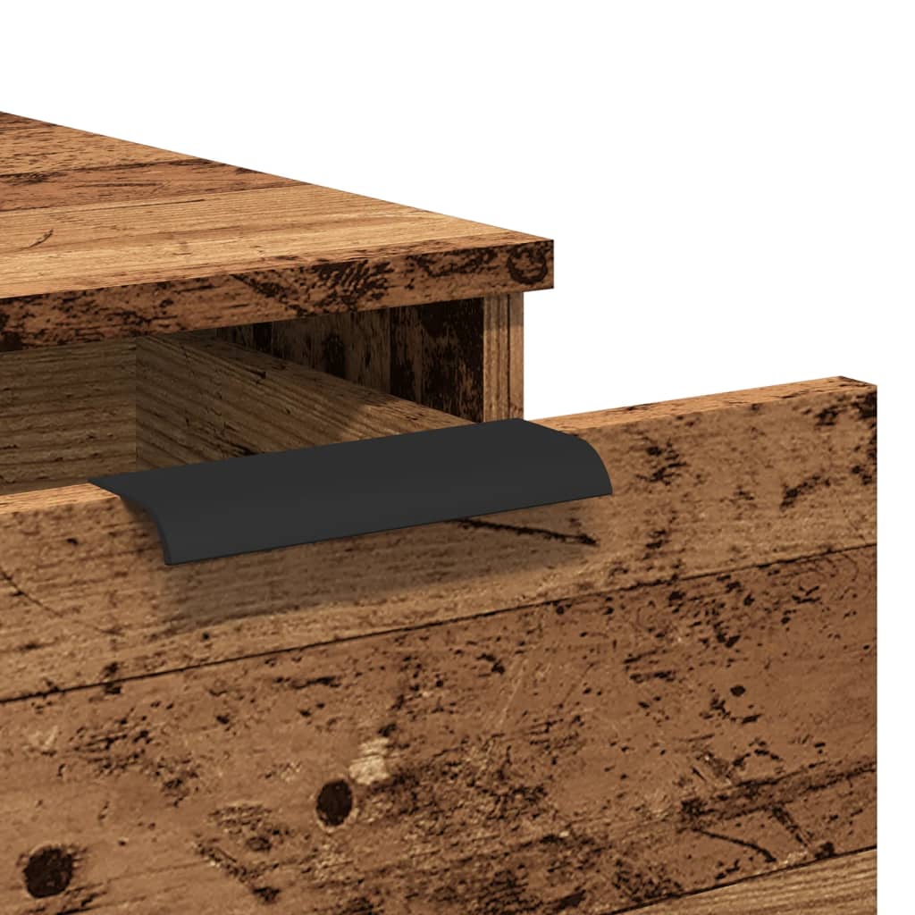 Scrivania Legno Antico 33x50x75 cm in Truciolato