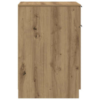 vidaXL Scrivania Rovere Artigianale 34x36x50 cm in Legno Multistrato