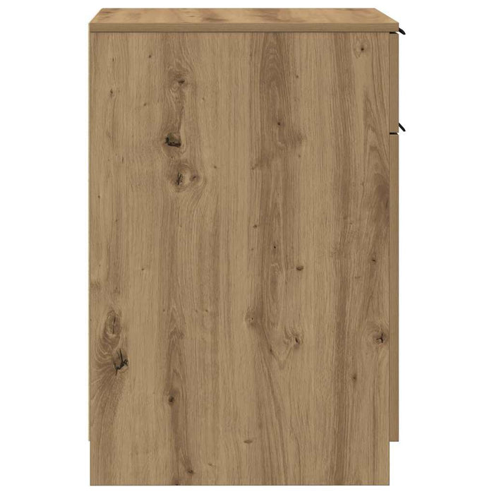vidaXL Scrivania Rovere Artigianale 34x36x50 cm in Legno Multistrato