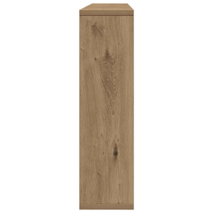 Mobile a Specchio LED-Armadietto a Specchio Rovere Artigianale 76x15x55cm Multistrato