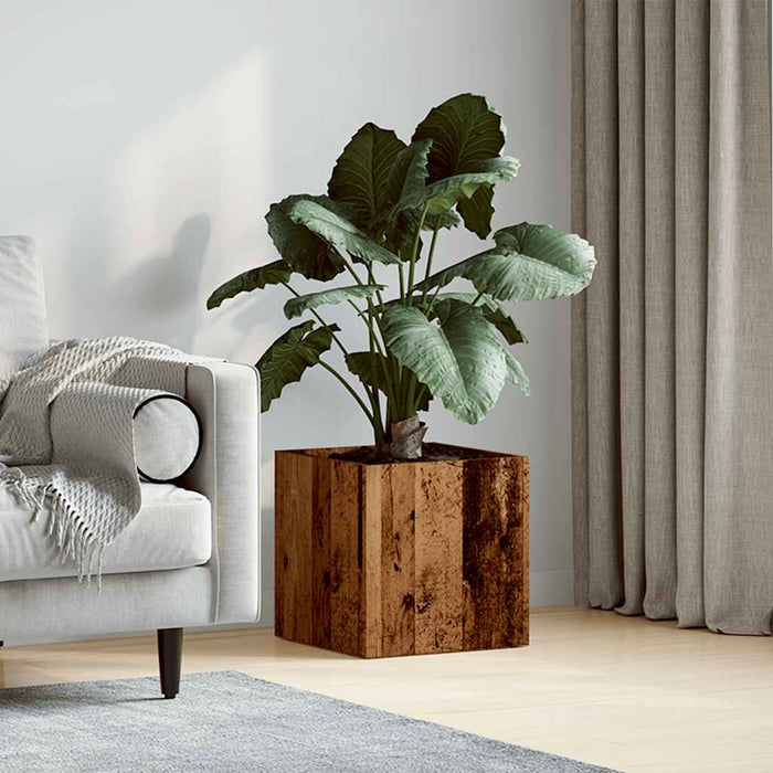 Fioriera Legno Antico 40x40x40 cm in Legno Multistrato 857027