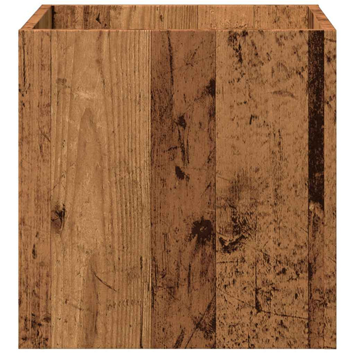 Fioriera Legno Antico 40x40x40 cm in Legno Multistrato 857027