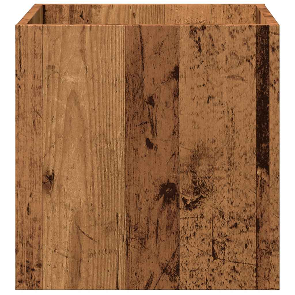Fioriera Legno Antico 40x40x40 cm in Legno Multistrato 857027