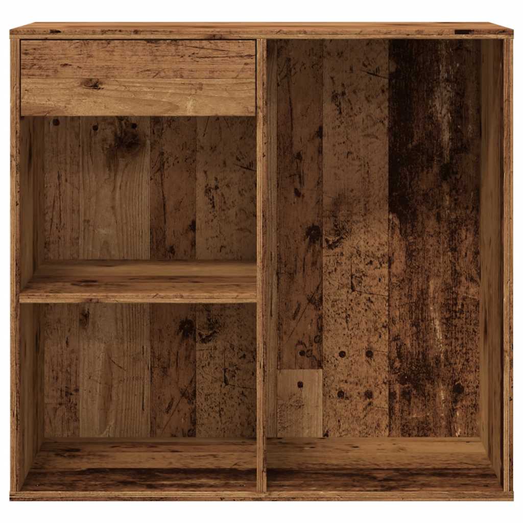 Armadietto per Cosmetici Legno Antico 80x40x75 cm in Truciolato 857029