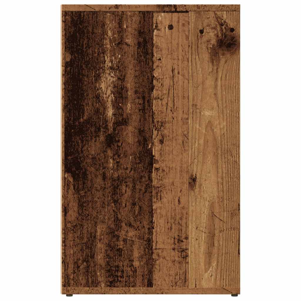 Armadietto per Cosmetici Legno Antico 80x40x65 cm in Truciolato 857031