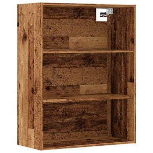 Armadietto Pensile Legno Antico 69,5x32,5x90 cm 857045
