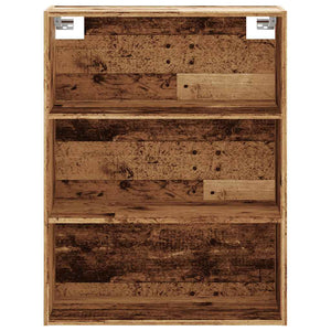 Armadietto Pensile Legno Antico 69,5x32,5x90 cm 857045
