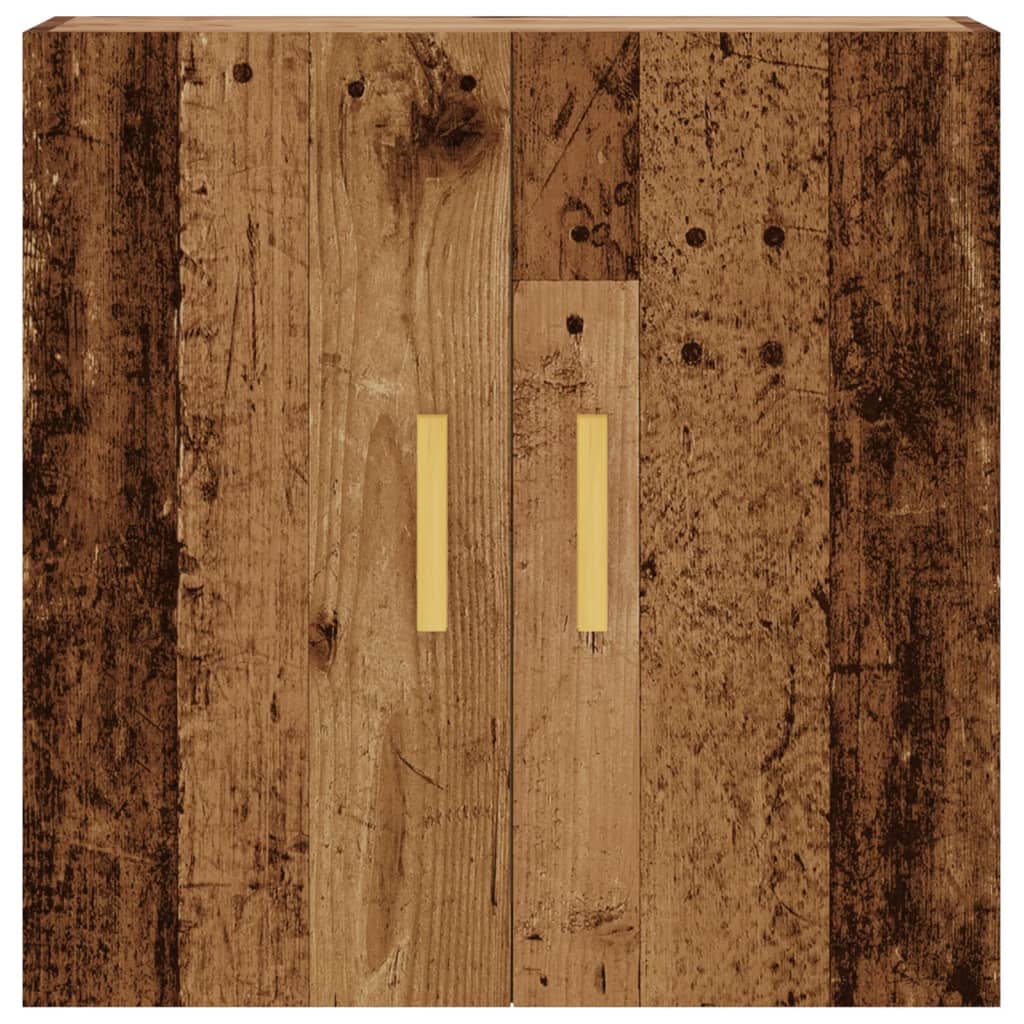 Armadietto a Muro Legno Vecchio 60x31x60 cm in Truciolato