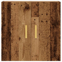 Armadietto a Muro Legno Vecchio 60x31x60 cm in Truciolato