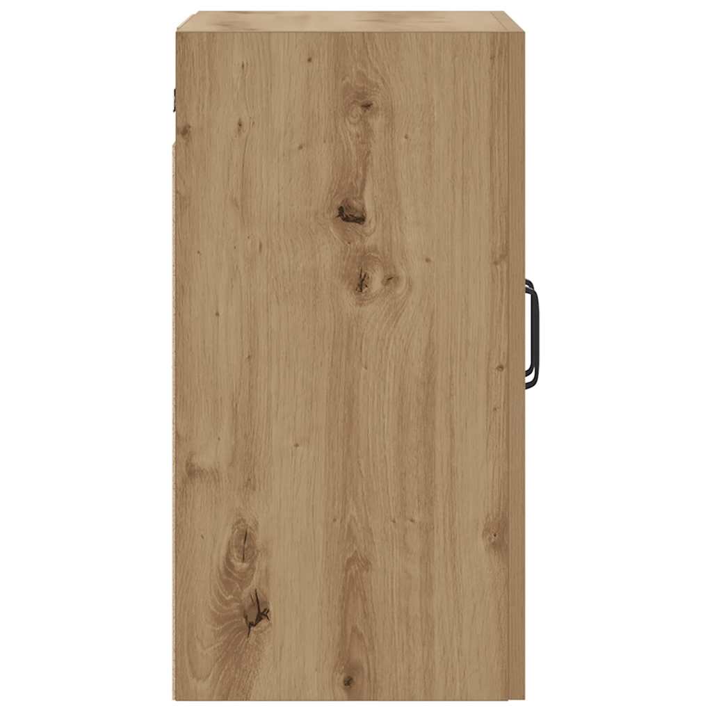 Armadietto a Muro Rovere Artigianale 60x31x60 cm in Truciolato 857072