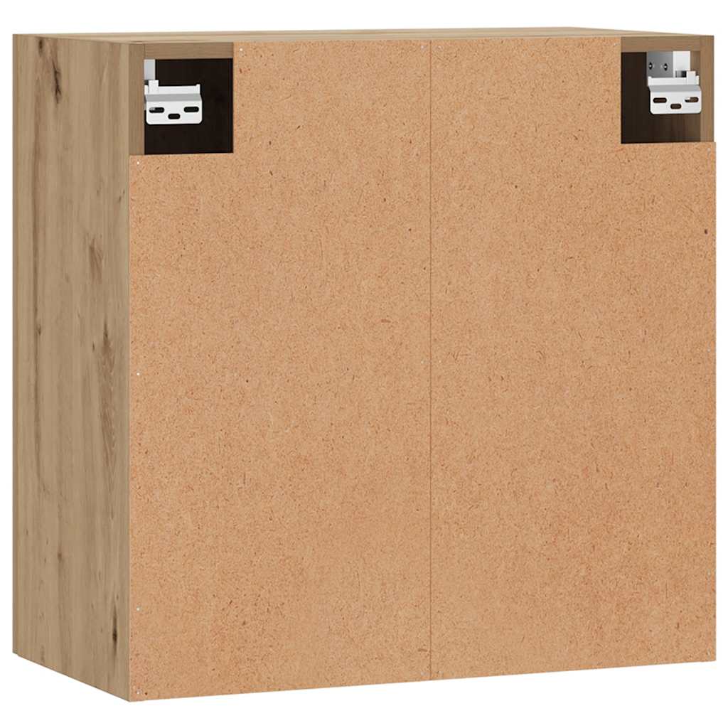 Armadietto a Muro Rovere Artigianale 60x31x60 cm in Truciolato 857072