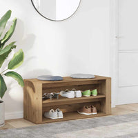 Scarpiera Rovere Artigianale 100x35x45 cm in Truciolato 857090