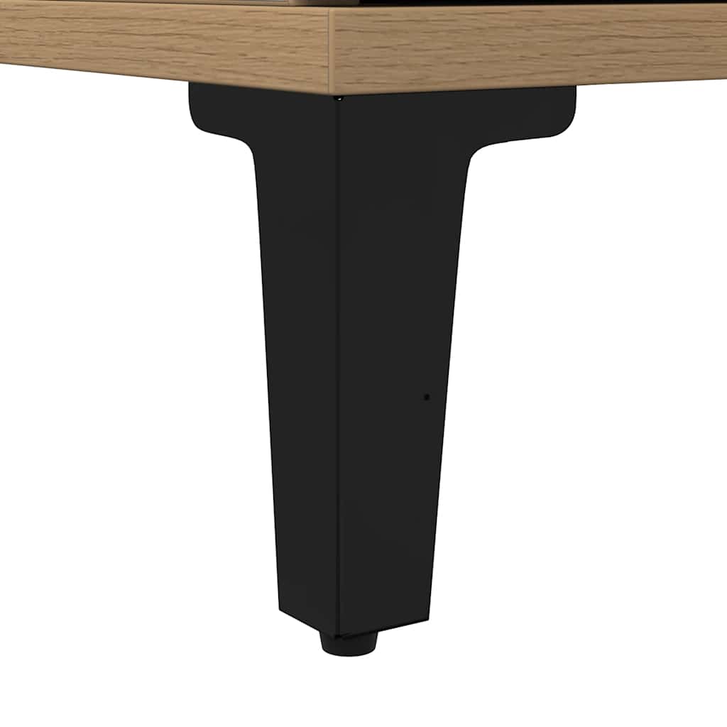 Armadietto Bagno Rovere 30x30x190 cm Legno Multistrato 857106