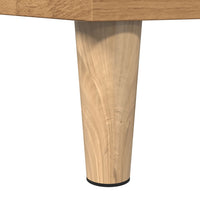 vidaXL Armadietto da Bagno Rovere Artigianale 30x30x100 cm Truciolato