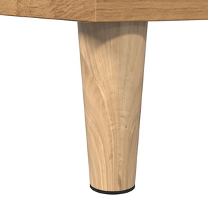 vidaXL Armadietto da Bagno Rovere Artigianale 30x30x100 cm Truciolato