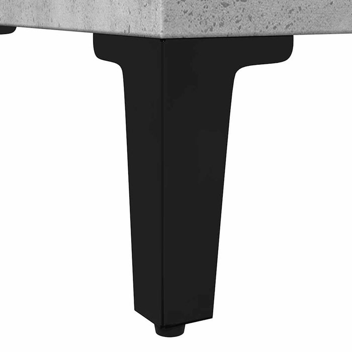 Armadietto da Bagno Grigio Cemento 30x30x100 cm in Truciolato