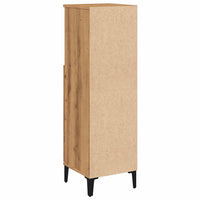 Armadietto da Bagno Rovere Artigianale 30x30x100 cm Truciolato