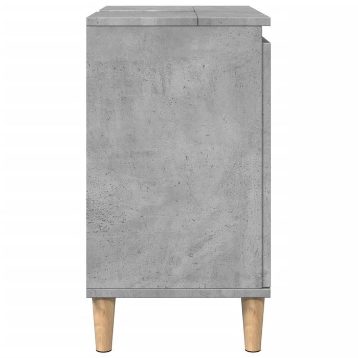 Mobile Lavabo Grigio Cemento 58x33x60 cm in Legno Multistrato 857113