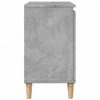 Mobile Lavabo-Armadietto da bagno Grigio Cemento 58x33x60 cm in Legno Multistrato 576367