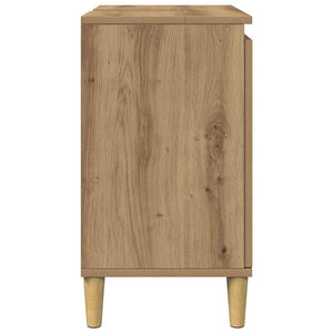 vidaXL Mobile Lavabo Rovere Artigianale 58x33x60 cm Legno Multistrato