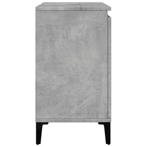 Mobile Lavabo Grigio Cemento 58x33x60 cm in Legno Multistrato 857116