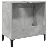 Mobile Lavabo Grigio Cemento 58x33x60 cm in Legno Multistrato 857116