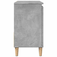 Mobile Lavabo da Bagno Grigio Rovere 65x33x60 cm in Truciolato