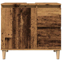 Mobile Sottolavabo Legno Antico 65x33x60 cm in Truciolato 857120
