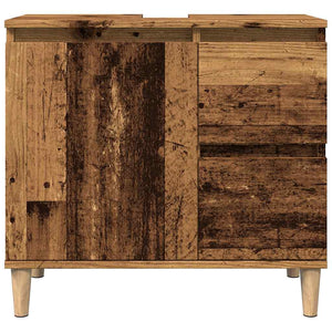 Mobile Sottolavabo Legno Antico 65x33x60 cm in Truciolato 857120