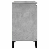 vidaXL Mobile Lavabo da Bagno Grigio Rovere 65x33x60cm in Truciolato