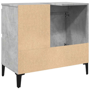 Mobile Lavabo da Bagno Grigio Rovere 65x33x60cm in Truciolato 857122