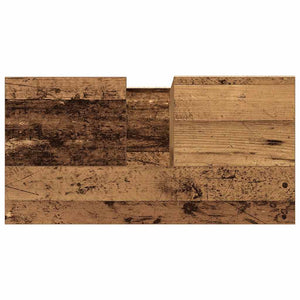 Mobile Sottolavabo-Armadietto da bagno Legno Antico 65x33x60 cm in Truciolato 511859