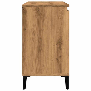 Mobile Sottolavabo Rovere Artigianale 65x33x60 cm in Truciolato 857124