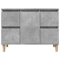 Mobile Lavabo Grigio Cemento 80x33x60 cm in Legno Multistrato 857125