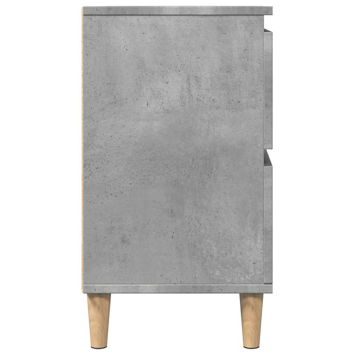 Mobile Lavabo Grigio Cemento 80x33x60 cm in Legno Multistrato 857125