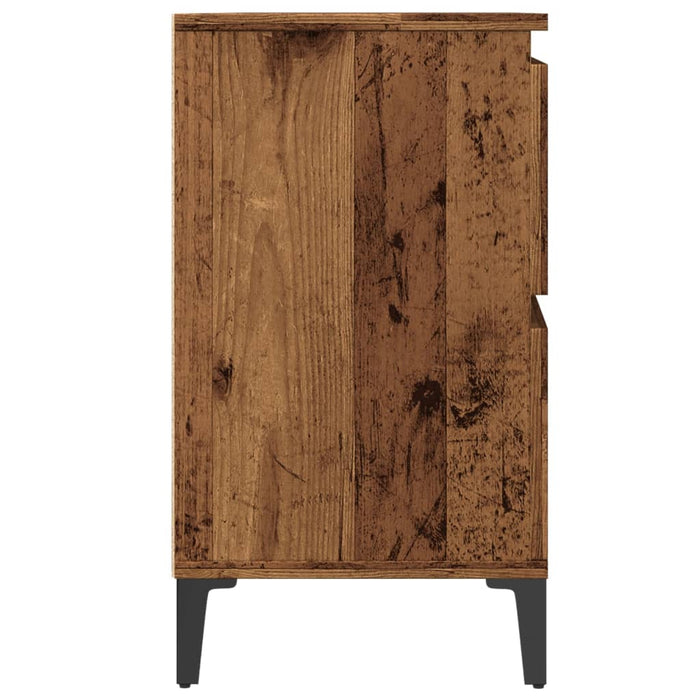 Mobile Lavabo-Armadietto da bagno Legno Antico 80x33x60 cm in Legno Multistrato 929101