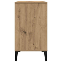 vidaXL Mobile Lavabo Rovere Artigianale 80x33x60 cm Legno Multistrato