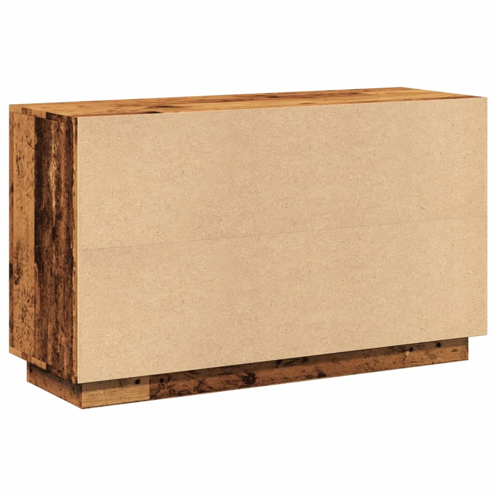 vidaXL Credenza Legno Antico 102x35x60 cm in Legno Multistrato