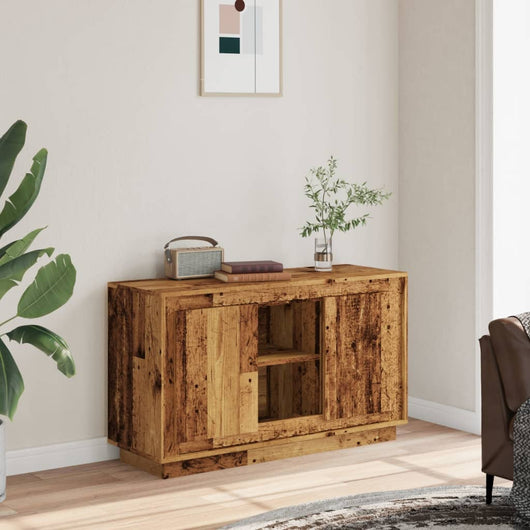 vidaXL Credenza Legno Antico 102x35x60 cm in Legno Multistrato