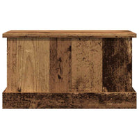 Scatola Portaoggetti Legno Antico 30x50x28 cm Legno Multistrato 857159