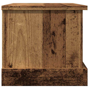 Scatola Portaoggetti Legno Antico 30x50x28 cm Legno Multistrato 857159