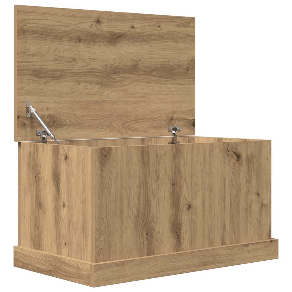 vidaXL Scatola Portaoggetti Artigianale 70x40x38 cm Legno Multistrato