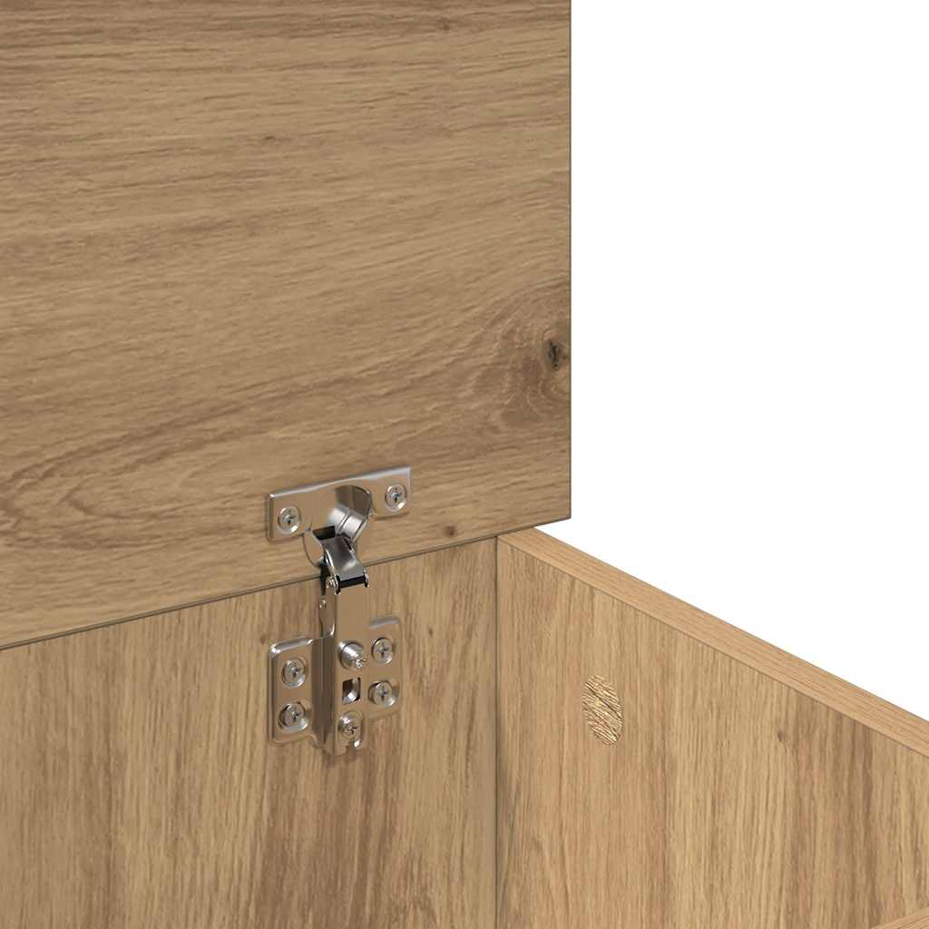 vidaXL Scatola Portaoggetti Artigianale 70x40x38 cm Legno Multistrato